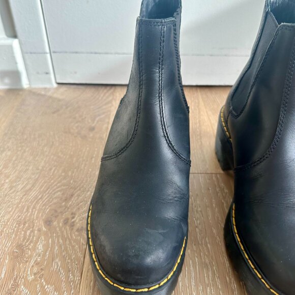 Dr. Martens Rometty Wyoming Leather Platform Chelsea Boots - Picture 7 of 14